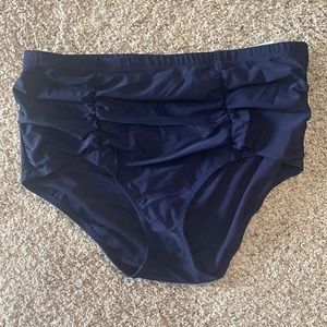 Raisins Navy Blue Swimsuit Separates Plus Size Bottoms 22w new